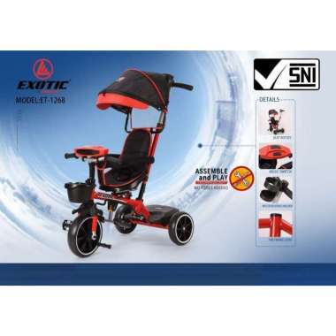 Exotic ET-1268 Tricycle Red