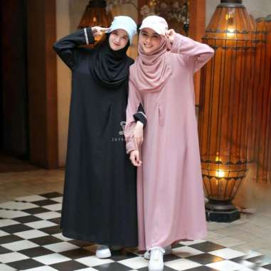 [ BELI SATU FREE GIFT ] Queena Basic Abaya - Abaya Turkey Mewah Terbaru 2021 Abaya Turkey Hitam 2021