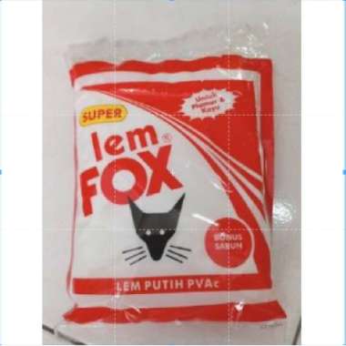 Refill Lem Fox PVAc 350gr Original / Lem Fox Putih / lem puitih fox / isi lem fox / Refill lem fox