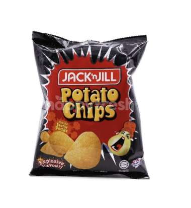 Jack N Jill Extra Hot And Spicy Flavour Potato Chips 60g