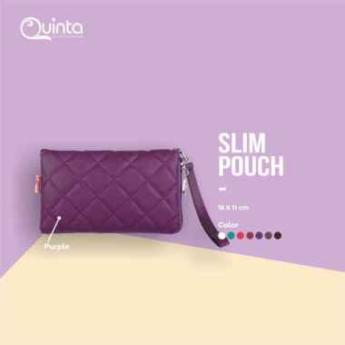 DOMPET PANJANG SLIM POUCH BY QUINTA UNGU