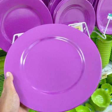 PIRING MELAMIN POLOS UNGU Ungu