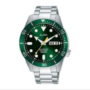 Jam Tangan Automatic Pria Men ALba AL4165X1 AL4165 Green Original