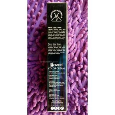 Feves Hair Color Cream 60 ml (semir rambut) - 0.22