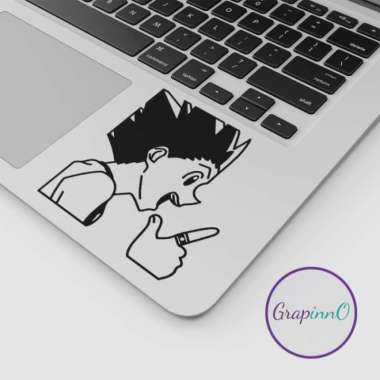 Decal Sticker Macbook Apple Hunter x Hunter Gon Anime Stiker Laptop