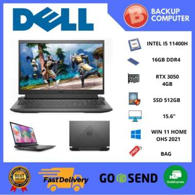 DELL LAPTOP GAMING G15 5511 i5 11400H / 16GB / 512GB SSD WIN 11 + OHS