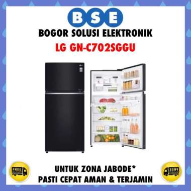 LG GNC702SGGU | GN-C702SGGU | KULKAS LG 2 PINTU | KULKAS INVERTER