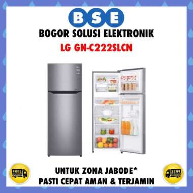 LG GNC222SLCN | GN-C222SLCN | KULKAS LG 2 PINTU | KULKAS INVERTER