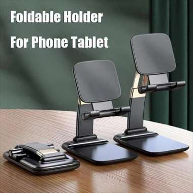 Stand HP Phone Holder Dudukan Penyangga Meja Handphone Portable ZJ08 Foldable Mini Desk Telpon Gengg