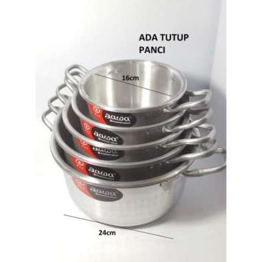 MASPION PANCI JAWA SET 5PCS/ PANCI ALUMINIUM 16-24CM / DANDANG