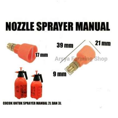 Spuyer / Kepala Nozel Sprayer Manual / Tangan 2 - 3 Liter Universal