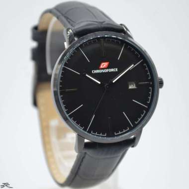 CHRONOFORCE CF 5282MB - Jam Tangan Pria Kulit Original - Black
