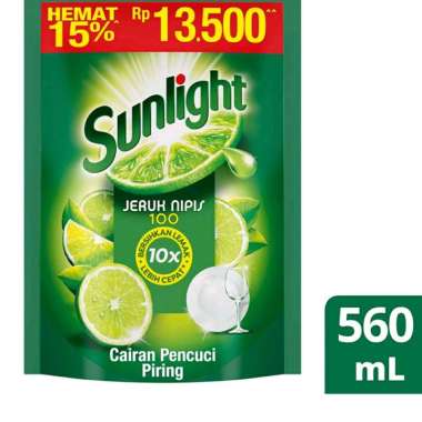 Promo Harga Sunlight Pencuci Piring Jeruk Nipis 100 560 ml - Blibli