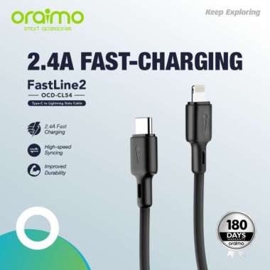 Oraimo Kabel Data Type-C - Lightning 2.4A Fast Charging OCD-CL54