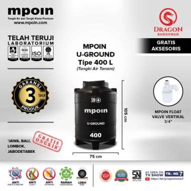 TOREN / TANDON / TANGKI AIR TANAM MPOIN U-GROUND 400 MPOIN UGROUND 400