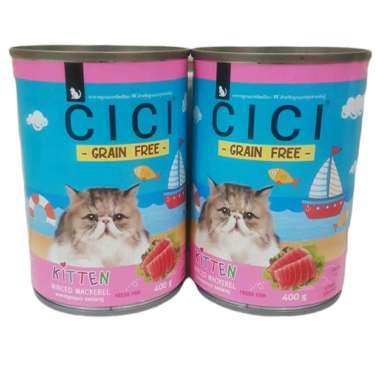 Makanan kucing kaleng / CICI can food Mackerel for kitten