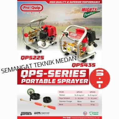 MESIN DOORSMEER STEAM SEMPROT HAMA 2 TAK SPRAYER 22 PROQUIP QPS225