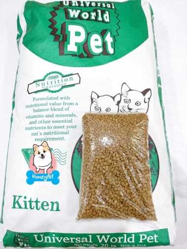 MAKANAN KUCING UNIVERSAL KITTEN CATFOOD MURAH MAKANAN ANAK KUCING 1KG