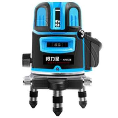 Waterpass Laser Level Digital Self Leveling Projector Green 2 Line Biru