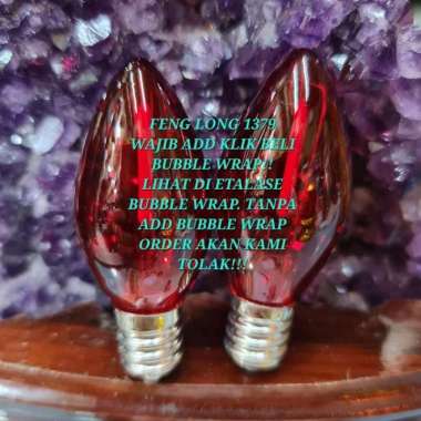 Bohlam Lampu Sembahyang KTY LED Merah Kecil Merah Kristal