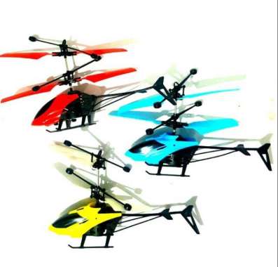 Mainan Helikopter Remote Control Mini Helicopter RC Sensor Tangan - Mainan Pesawat Terbang Sensorik 