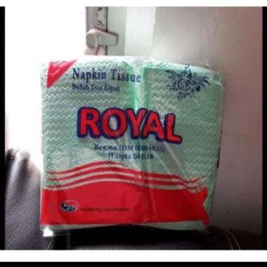 tisu napkin royal warna warni dan putih tisu sendok belah dua lipat warna