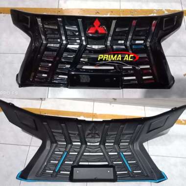 GRILL DEPAN MITSUBISHI XPANDER MODEL ALPHARD BLACK GLOSSY
