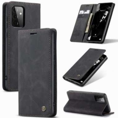 CASE CASEME SAMSUNG A32 4G FLIP CASE DOMPET KULIT ORIGINAL Hijau