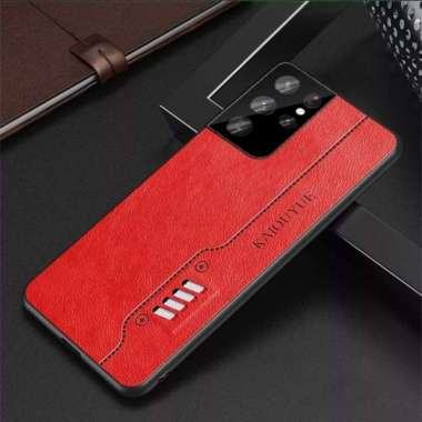CASE KULIT SAMSUNG S21 / S21 PLUS CASING KAIOUYUE DESAIN ORIGINAL S21 Merah