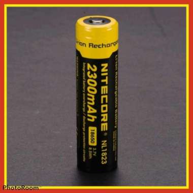 Battery 18650 batre/ baterai Nitecore 18650 3.7Volt 2300mAh NL1823