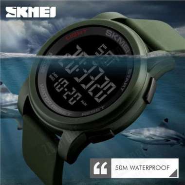 SKMEI DG1257 1257 Original Jam Tangan Pria Sport Outdoor Water Resist Hijau