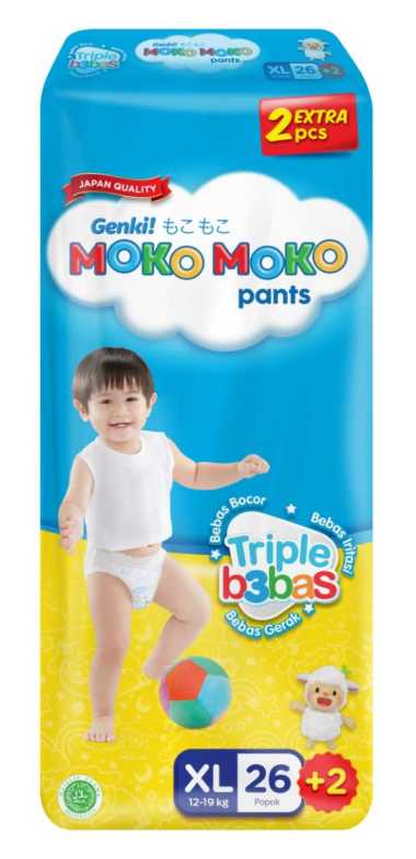 Moko Moko Genki Pants XL [26+2pcs]