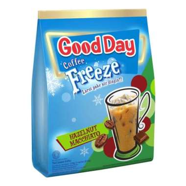 Promo Harga Good Day Coffee Freeze Hazelnut Macchiato per 5 sachet 30 gr - Blibli