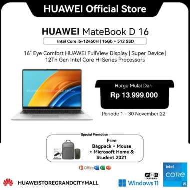 HUAWEI MateBook D16 i512