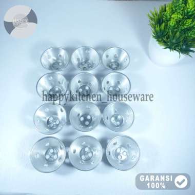 Happykitchen Cetakan Bolu Kukus 12pcs / Cetakan Kue Bolu Aluminium 1ls