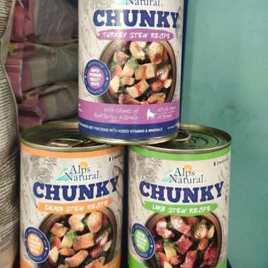 Chunky Dog Food 415gr Alps Natural turkey