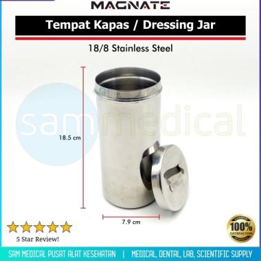 MAGNATE Tempat Kapas / Dressing Jar 7.9cm x 18.5cm