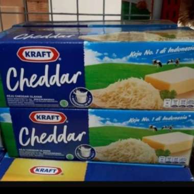 Promo Harga Kraft Cheese Cheddar 2000 gr - Blibli