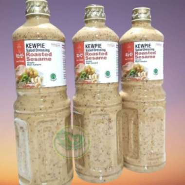 kewpie salad dressing roasted sesame 1 liter | saus wijen sangrai