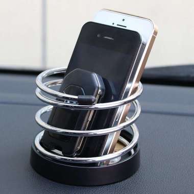 Car Spring Holder Organizer | Tempat Penyimpanan Dashboard Mobil Silver