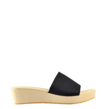 AMANTE Yani Sandal Wanita Wedges - Black 40 Black