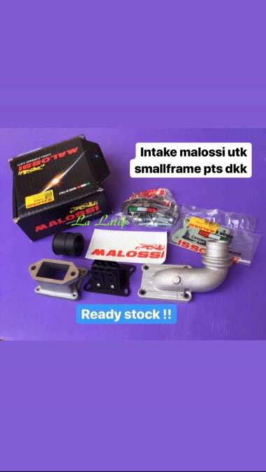 Direct intake malossi lengkap membran utk vespa smallframe pts dkk