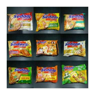 Mi instant mie sedaap kuah all variant (per 10 pcs) mie sedap murah dan enak soto madura