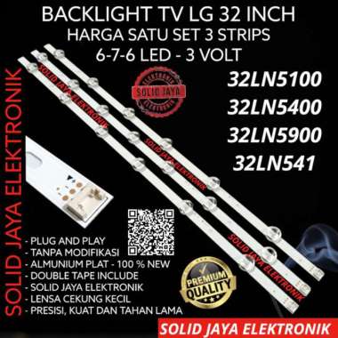 BACKLIGHT LG 32LN5100 32LN4900 32LN5400 32LN 32 LN LAMPU LG LED 3V BL