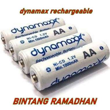 BATERAI CAS AA / DYNAMAX RECHARGEABLE BATTERY AA / BATERAI CAS A2