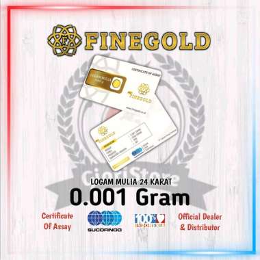 Finegold 0.001 Gram Logam Mulia Emas Mini 24 Karat