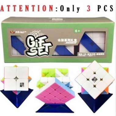 Rubik 2X2 3X3 4X4 Stickerless Sni