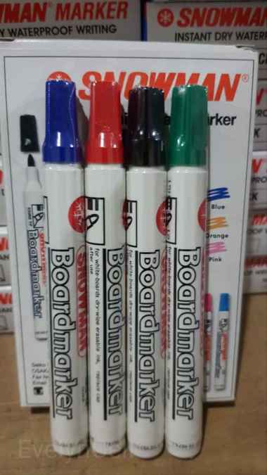 Spidol SNOWMAN White Board BG-12 ( LSN ) HITAM MERAH BIRU