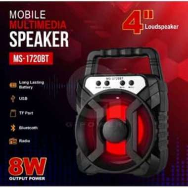 GPOWER SPEAKER MS1720BT WIRELLES MULTIMEDIA SPEAKER/SPEAKER BLUETOOTH multicolor