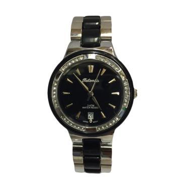 Tetonis T961 Jam Tangan Fashion Wanita - Silver Black